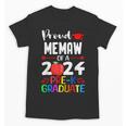 Proud MEMAW Of 2024 Pre-K Graduation Graduate Senior 2024 Unisex T-Shirt