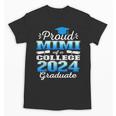 Proud Mimi Of 2024 College Graduate Family 24 Graduation Unisex T-Shirt