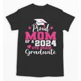 Proud Mom Of 2024 5th Grade Graduate Mother Graduation Unisex T-Shirt