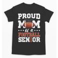 Proud Mom Of a Football Senior 2026 Graduation Gifts Unisex T-Shirt
