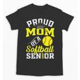 Proud Mom Of a Softball Senior Class Of 2025 Graduation Unisex T-Shirt