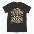 Proud Nephew Of Two 2024 Graduate Class 2024 Graduation Unisex T-Shirt