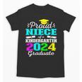 Proud Niece Of Kindergarten Graduate 2024 Graduation Niece Unisex T-Shirt