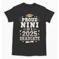 Proud Nini Of A Class Of 2025 Graduate Senior Graduation Unisex T-Shirt