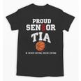 Proud Senior Tia 2026 Graduation Basketball Player Unisex T-Shirt