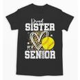 Proud Sister Of A 2026 Senior Softball Graduation Leopard Unisex T-Shirt