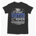 Proud Sister Of Two Class Of 2025 Graduates Twins Graduation Unisex T-Shirt