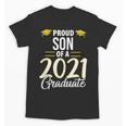 Proud Son Of A 2021 Graduate Graduation Clothes MBA PhD Unisex T-Shirt