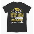 Proud Step Mom Of 2025 College Graduate Family 24 Graduation Unisex T-Shirt