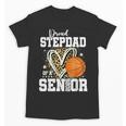 Proud Stepdad Of A 2026 Senior Basketball Graduation Leopard Unisex T-Shirt