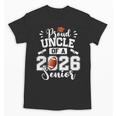 Proud Uncle Of A 2026 Senior Football Graduation Unisex T-Shirt