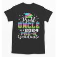 Proud Uncle Of PreK School Graduate 2024 Graduation Uncle Unisex T-Shirt