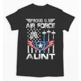 Proud US Air Force Aunt Flag Air Force Graduation Aunt Tee Unisex T-Shirt