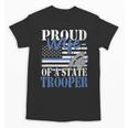 Proud Wife Of a State Trooper Police Officer Graduation Unisex T-Shirt