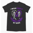 Purple In Memory Of My Niece Epilepsy Awareness Aunt Uncle Unisex T-Shirt