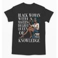 Queen Masters Degree Graduation Educated Melanin Grad Unisex T-Shirt