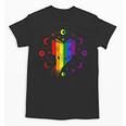 Rainbow Book With Stars And Moon Phases Gay Pride LGBT Unisex T-Shirt Rainbow Book With Stars And Moon Phases Gay Pride LGBT Unisex T-Shirt