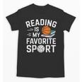 Reading Is My Favorite Sport Reading Book Lover Reader Unisex T-Shirt