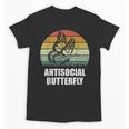 Retro Antisocial Butterfly Shirt For Introverts Unisex T-Shirt Retro Antisocial Butterfly Shirt For Introverts Unisex T-Shirt