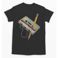 Retro Cassette And Pencil 80s 90s Nostalgia Music Lover Unisex T-Shirt