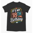 Retro It's My 18th Birthday Boho Nostalgia Women Kids Unisex T-Shirt