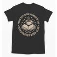 Retro Proud Introverted Book Club Anti Social Reader Unisex T-Shirt