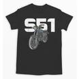Retro Simme Moped Nostalgia Eastern Block Schwalbe Driver DDR Unisex T-Shirt
