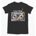Rewind Cassette Tape Nostalgia 80s 90s Retro Music Lover Unisex T-Shirt