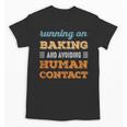 Running On Baking Social Introvert Humor Vintage Unisex T-Shirt Running On Baking Social Introvert Humor Vintage Unisex T-Shirt