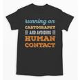 Running On Cartography Social Introvert Humor Vintage Unisex T-Shirt Running On Cartography Social Introvert Humor Vintage Unisex T-Shirt