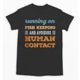 Running On Fish Keeping Social Introvert Humor Vintage Unisex T-Shirt Running On Fish Keeping Social Introvert Humor Vintage Unisex T-Shirt