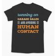 Running On Garage Sales Social Introvert Humor Vintage Unisex T-Shirt