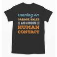 Running On Garage Sales Social Introvert Humor Vintage Unisex T-Shirt