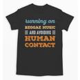 Running On Reggae Music Social Introvert Humor Vintage Unisex T-Shirt