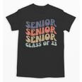 SENIOR 2023 Retro Class Of 2023 Seniors Graduation 23 Hippie Unisex T-Shirt
