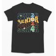 Senior 2024 Groovy Retro Class Of 2024 Graduation Senior 24 Unisex T-Shirt