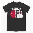 Senior 2025 Bowling Player Class Of 2025 Graduation Seniors Unisex T-Shirt