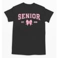 Senior 2026 Class Of 2026 Coquette Pink Bow Graduation 2026 Unisex T-Shirt