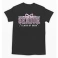 Senior 2026 Coquette Bow Class Of 2026 Graduation Graduate Unisex T-Shirt