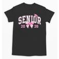 Senior 2026 Coquette Pink Bow Girls Class Of 2026 Graduation Unisex T-Shirt