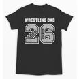Senior 2026 Wrestling Dad Proud Senior 2026 Dad Graduation Unisex T-Shirt