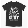 Senior Aunt Class Of 2026 Soccer Graduation Heart Unisex T-Shirt