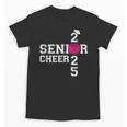 Senior Cheerleader Cheer Class Of 2025 Graduation Graduate Unisex T-Shirt