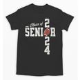 Senior Class Of 2024 Football Graduation Party Favors 2024 Unisex T-Shirt