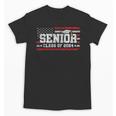 Senior Class 2024 Graduation American Flag Senior 2024 For Women Men Unisex T-Shirt