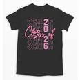 Senior Class Of 2026 Coquette Bow Graduation 2026 Girl Women Unisex T-Shirt