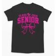 Senior Class Of 2026 Coquette Pink Bow Graduation 2026 Unisex T-Shirt
