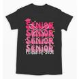 Senior Class Of 2026 Pink Coquette Bow Graduation 2026 Unisex T-Shirt