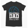 Senior Volleyball Dad Class Of 2025 Graduation Graduate Unisex T-Shirt