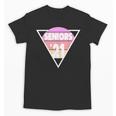 Seniors 2021 For Her Him Retro 21 Graduation Class Unisex T-Shirt